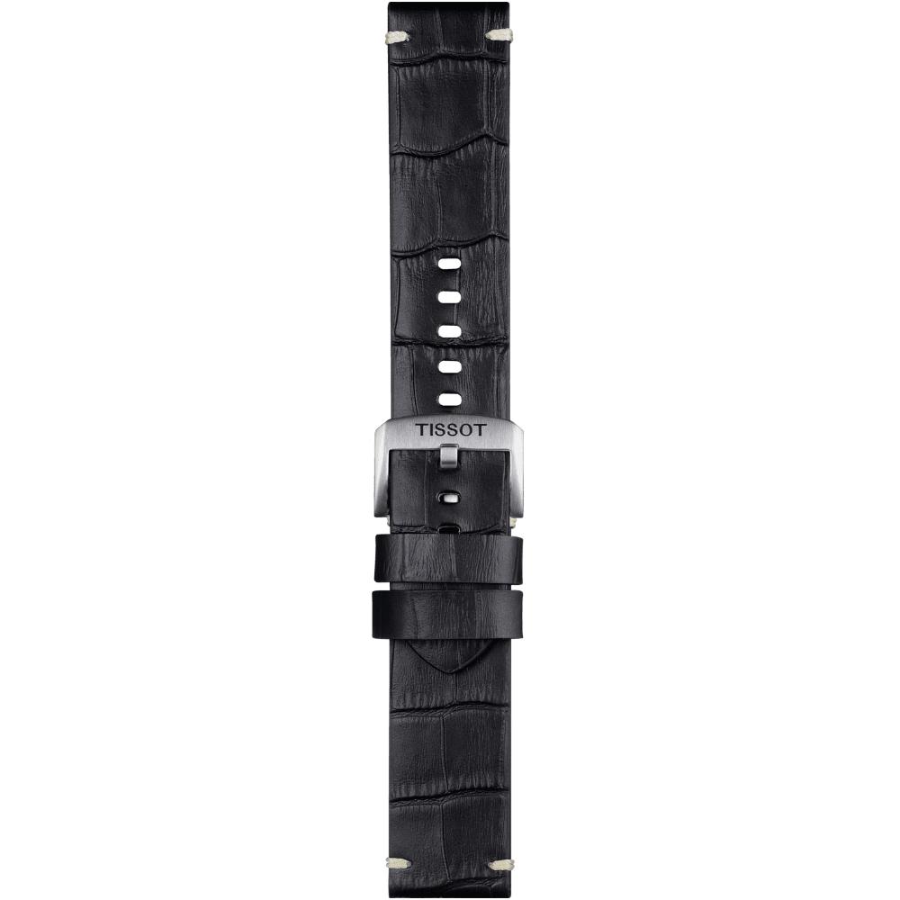 TISSOT Official 22mm Black Leather Strap T852046775