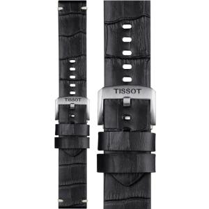 TISSOT Official 22mm Black Leather Strap T852046775 - 11439