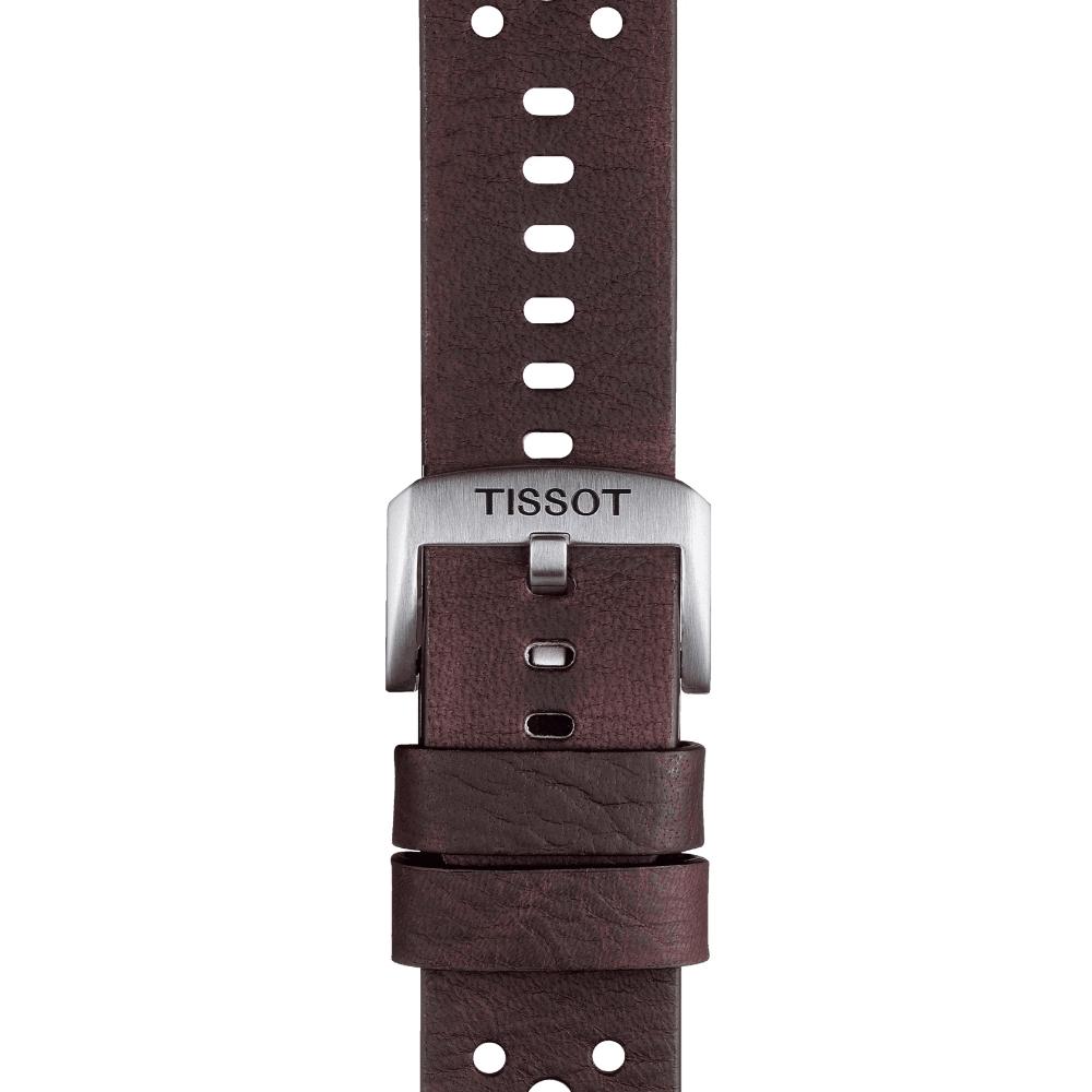 TISSOT Official 22mm Brown Leather Strap T852046777 - 2