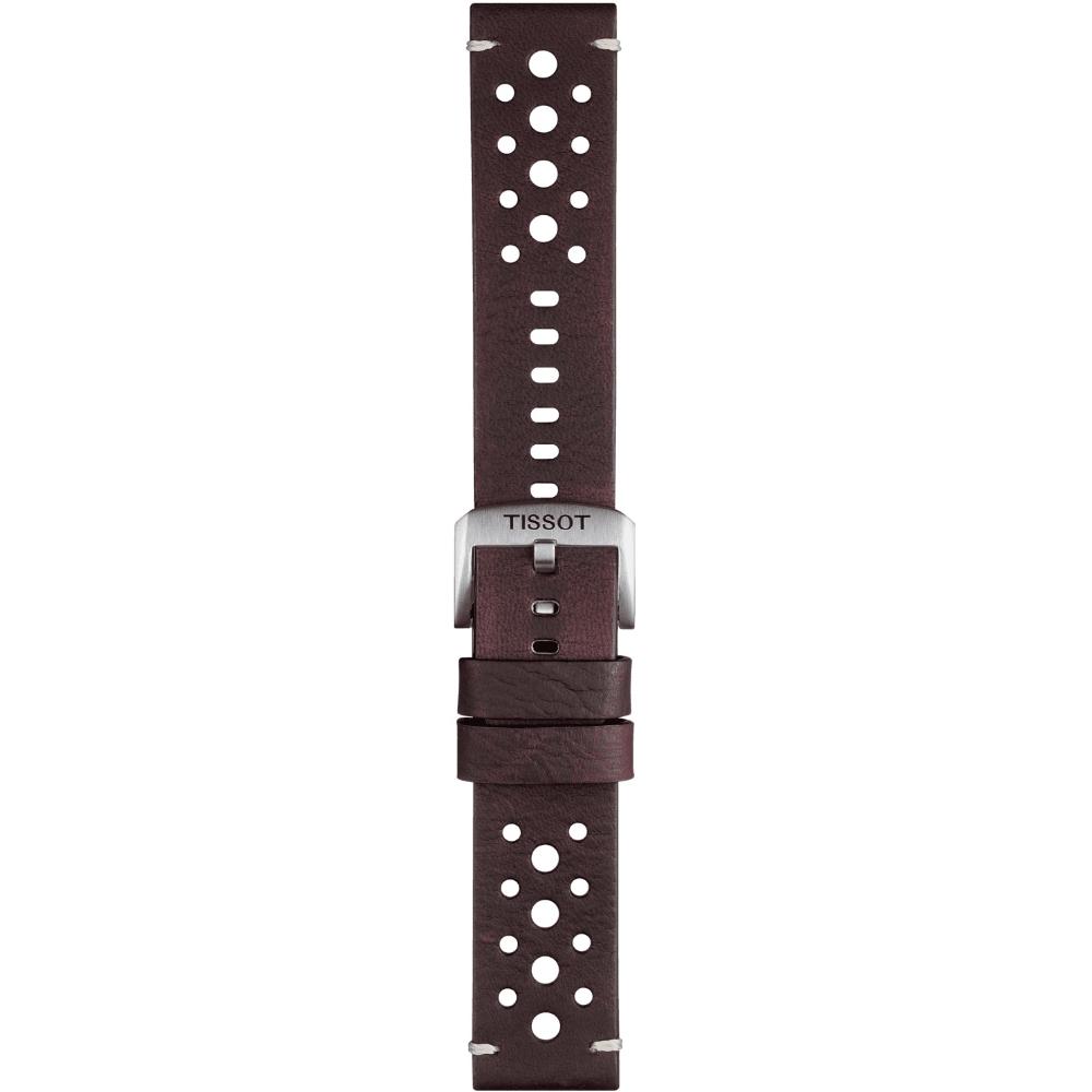 TISSOT Official 22mm Brown Leather Strap T852046777 - 3