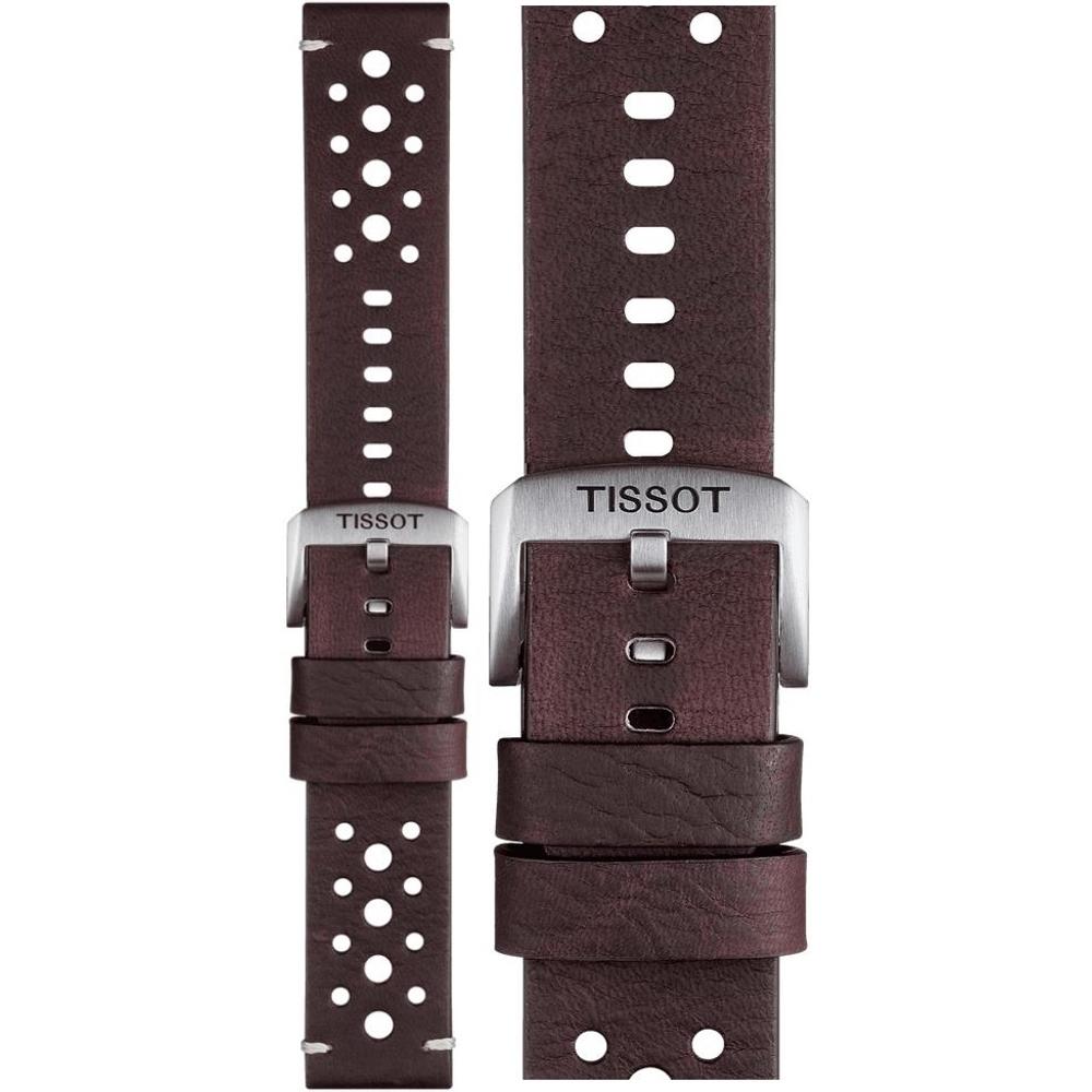 TISSOT Official 22mm Brown Leather Strap T852046777