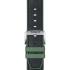 TISSOT Official 22mm Green Leather & Rubber Parts Strap T852046787 - 1