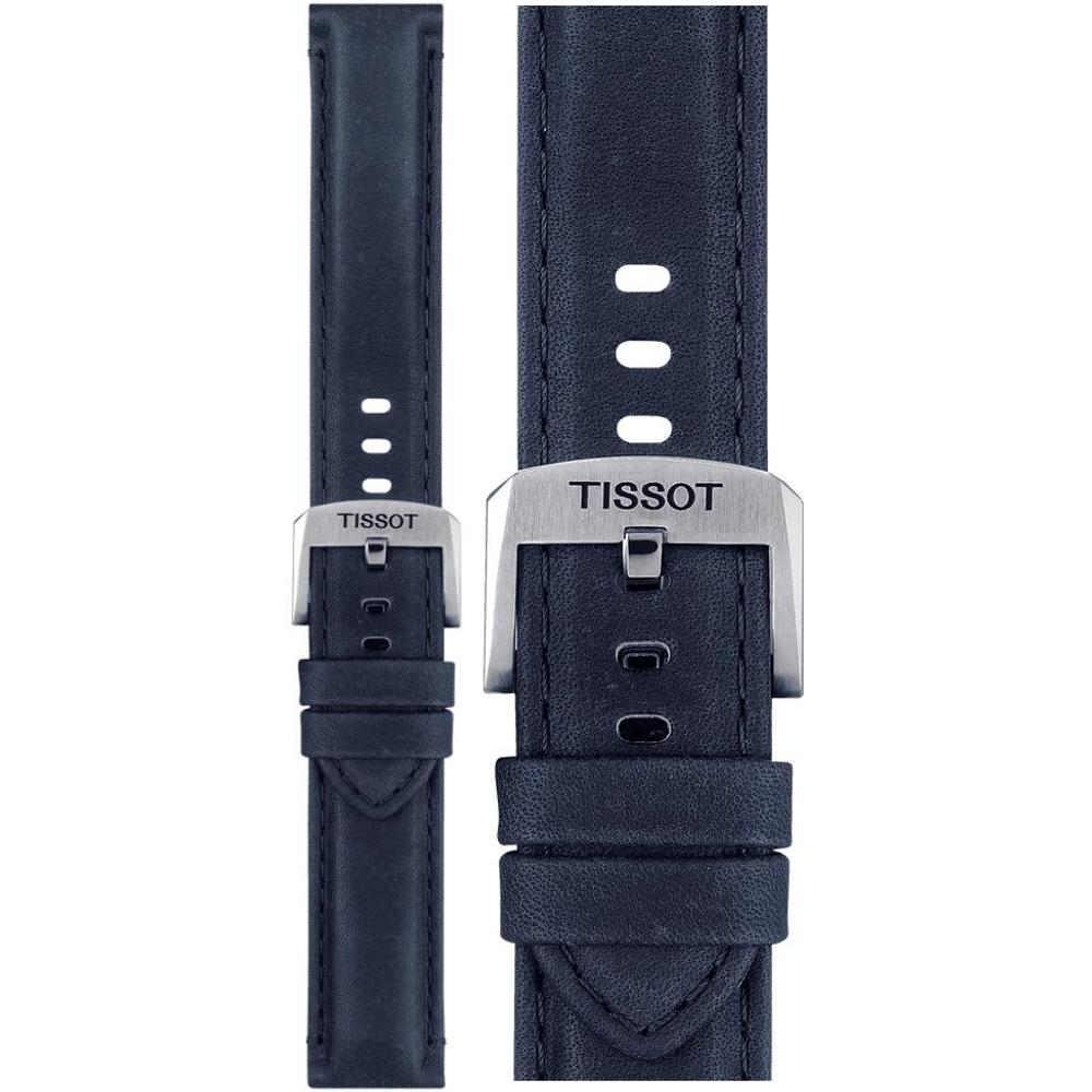 TISSOT Official 20mm Blue Leather Strap T852046831
