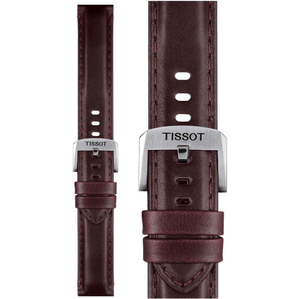 TISSOT Official 20mm Brown Leather Strap T852046836