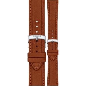 TISSOT Official 21-18mm Brown Leather Strap T852048229 - 25004