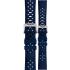 TISSOT Official 20-18mm Blue Rubber Strap With Silver Hardware T852049963 - 0