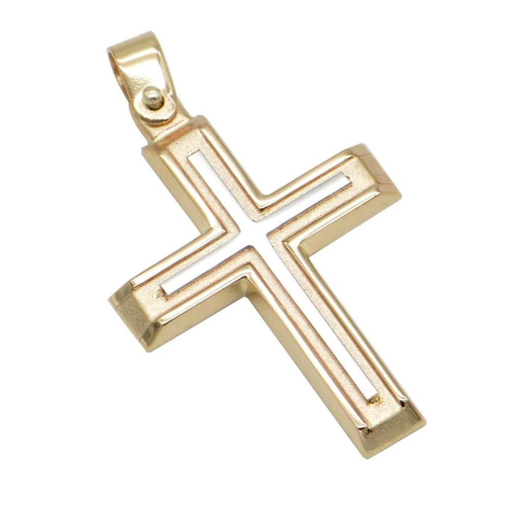 CROSS Men's SENZIO Collection K14 from Yellow & White Gold T852Y.K14