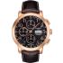 TISSOT Sculpture Chronograph Automatic 42.7mm Rose Gold K18 Brown Leather Strap T905.627.76.057.00 - 0