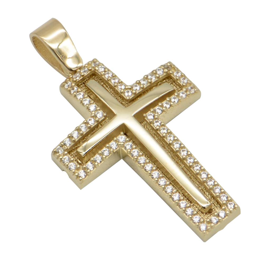 CROSS Women's SENZIO Collection K14 Yellow Gold with Zircon Stones TB051Y.K14