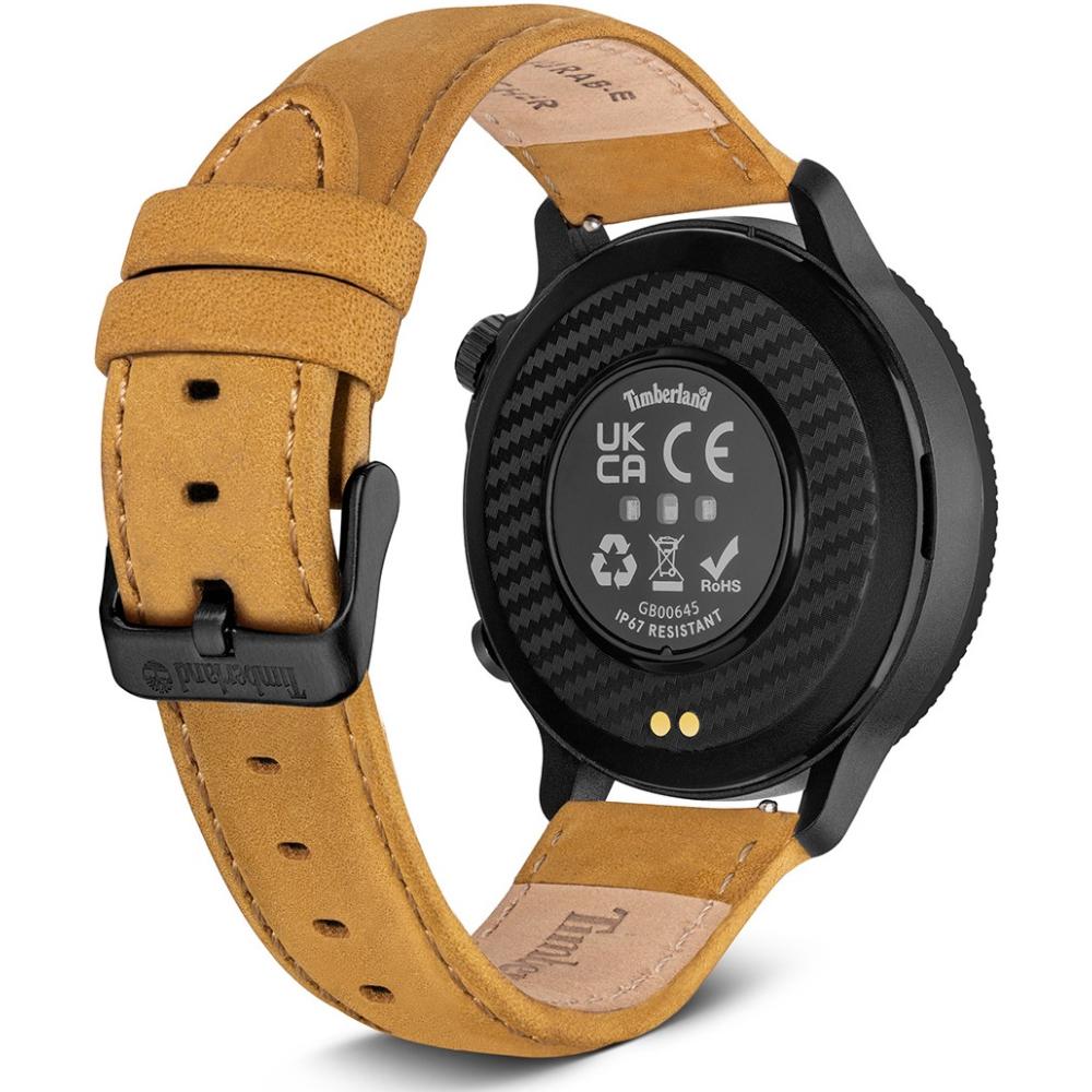 TIMBERLAND Trail Force S1 Smartwatch 48mm Brown Leather Strap TDIGB0064503-SET