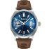 TIMBERLAND Trumbul Blue Dial 45mm Silver Stainless Steel Brown Leather Strap TDWGB0041005 - 0