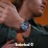 TIMBERLAND Trumbul Blue Dial 45mm Silver Stainless Steel Brown Leather Strap TDWGB0041005-5