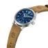 TIMBERLAND Driscoll Blue Dial 46mm Black Stainless Steel Brown Leather Strap TDWGB0055903 - 1