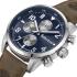 TIMBERLAND Henniker II Multifunction Blue Dial 46mm Silver Stainless Steel Brown Leather Strap TDWGF0009501 - 2