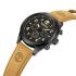TIMBERLAND Ashmont Dual-Time Multifunction 46mm Black Stainless Steel Brown Leather Strap TDWGF0009701 - 2