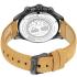 TIMBERLAND Ashmont Dual-Time Multifunction 46mm Black Stainless Steel Brown Leather Strap TDWGF0009701 - 3