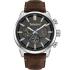 TIMBERLAND Henniker II Multifunction Grey Dial 46mm Silver Stainless Steel Brown Leather Strap TDWGF0028708 - 0