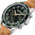 TIMBERLAND Parkman Multifunction Green 44mm Silver Stainless Steel Brown Leather Strap TDWGF0029001 - 1