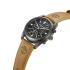 TIMBERLAND Northbridge Dual Time Black Dial 45mm Black Stainless Steel Brown Leather Strap TDWGF0041205 - 1