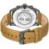 TIMBERLAND Northbridge Dual Time Black Dial 45mm Black Stainless Steel Brown Leather Strap TDWGF0041205 - 3