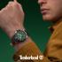 TIMBERLAND Ashmont Multifunction Green Dial 44mm Silver Stainless Steel Brown Leather Strap TDWGF0054702-5