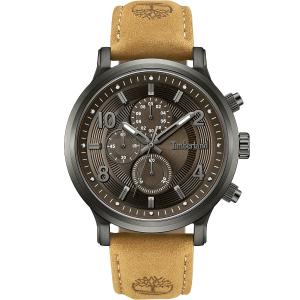TIMBERLAND Driscoll Chronograph Brown Dial 46mm Anthracite Stainless Steel Brown Leather Strap TDWGF0055703 - 61672