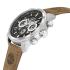 TIMBERLAND Hadlock Multifunction 46mm Silver Stainless Steel Brown Leather Strap TDWGF2200704 - 1