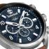 TIMBERLAND Henniker III Multifunction Blue Dial 46mm Silver Stainless Steel Brown Leather Strap TDWGH2100606 - 1