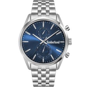 TIMBERLAND Sheepscot Chronograph Blue Dial 43mm Silver Stainless Steel Bracelet TDWGI0068701 - 61656