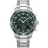 TIMBERLAND Parkman Multifunction Green 44mm Silver Stainless Steel Bracelet TDWGK0041301 - 0