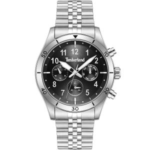 TIMBERLAND Ashmont Multifunction Black Dial 44mm Silver Stainless Steel Bracelet TDWGK0054703 - 53989