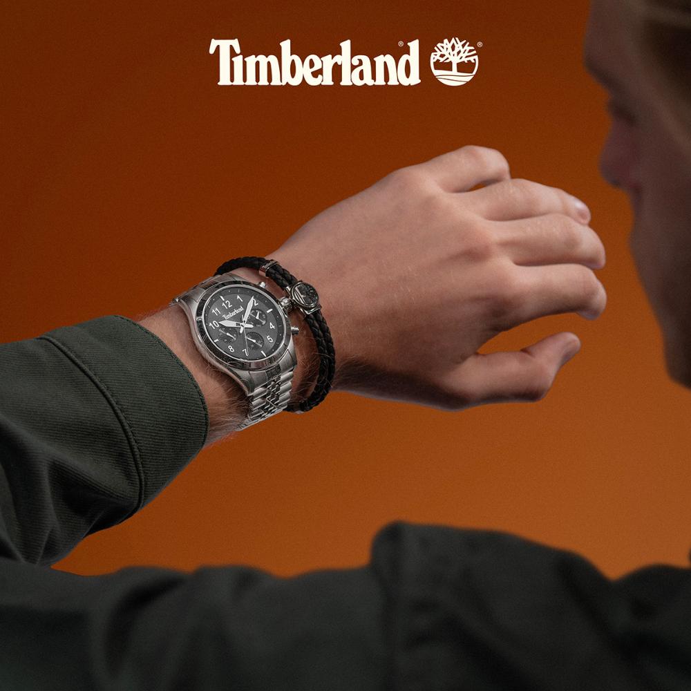 TIMBERLAND Ashmont Multifunction Black Dial 44mm Silver Stainless Steel Bracelet TDWGK0054703 - 6