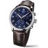 TISSOT XL Classic Chronograph Blue Dial 45mm Silver Stainless Steel Brown Leather Strap T116.617.16.047.00 - 1
