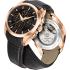 TISSOT Couturier Chronograph Automatic 43mm Rose Gold Stainless Steel Black Leather Strap T035.614.36.051.00 - 1