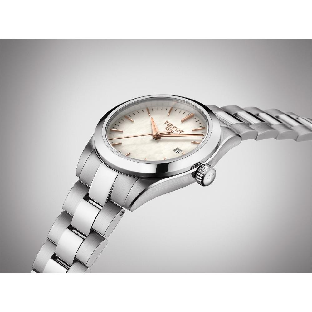 TISSOT T-My Lady Three Hands 29.3mm Silver Stainless Steel Bracelet T132.010.11.111.00 - 6