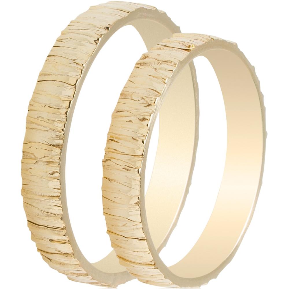  MASCHIO FEMMINA Celebrity Plus Collection Wedding Rings Yellow Gold TMF-38