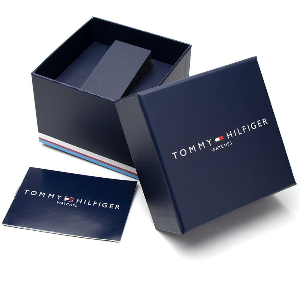 TOMMY HILFIGER Jax Multifunction Black Dial 44mm Black Stainless Steel Black Leather Strap 1710654