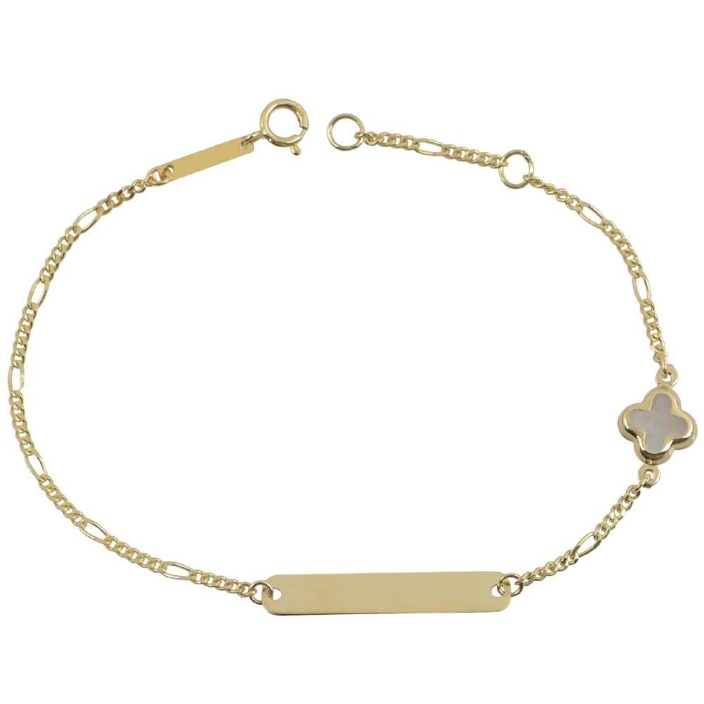 IDENTITY Bracelet BabyJewels K9 in Yellow Gold TP0032Y.K9