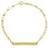 IDENTITY Bracelet SENZIO Collection K9 in Yellow Gold TPM001 - 0