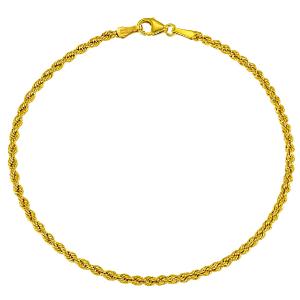 CHAIN for the Hand Twisted Rope #1 SENZIO Collection K14 Yellow Gold 5V-KOR1.BR - 61884