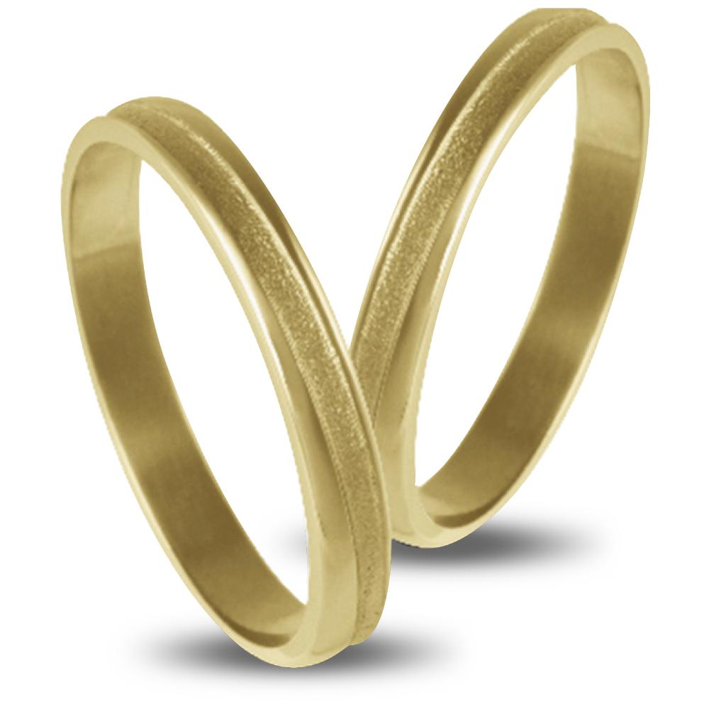 VERES4EVER Collection Wedding Rings Yellow Gold V2062