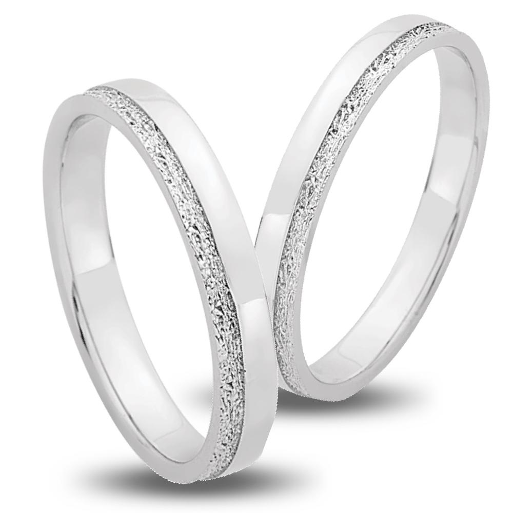 VERES4EVER Collection Wedding Rings White Gold V5017