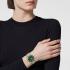 VERSACE Millenyium Lady Green Sunray Dial 32mm Two Tone Gold Stainless Steel Bracelet VE0E00425 - 3