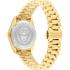 VERSACE Millenyium Lady Black Sunray Dial 32mm Gold Stainless Steel Bracelet VE0E00625 - 1