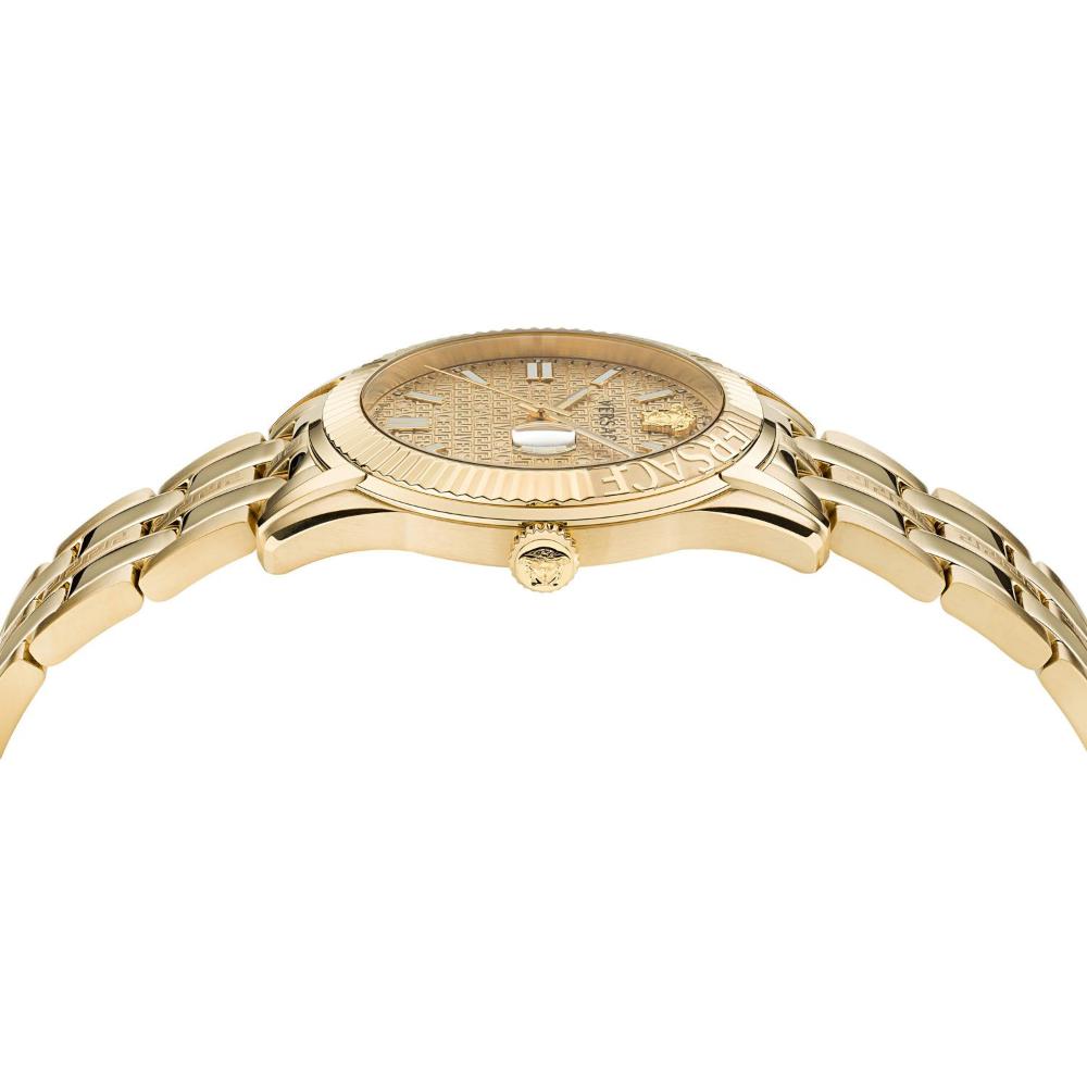 VERSACE Greca Time 41mm Gold Stainless Steel Bracelet VE3K00522