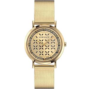 VERSACE New Generation Gold Dial 36mm Gold Stainless Steel Mesh Bracelet VE3M01223 - 39367