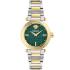 VERSACE Greek Green Dial 35mm Two Tone Gold Stainless Steel Bracelet VE5B00525 - 0