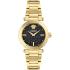 VERSACE Greek Black Dial 35mm Gold Stainless Steel Bracelet VE5B00625 - 0