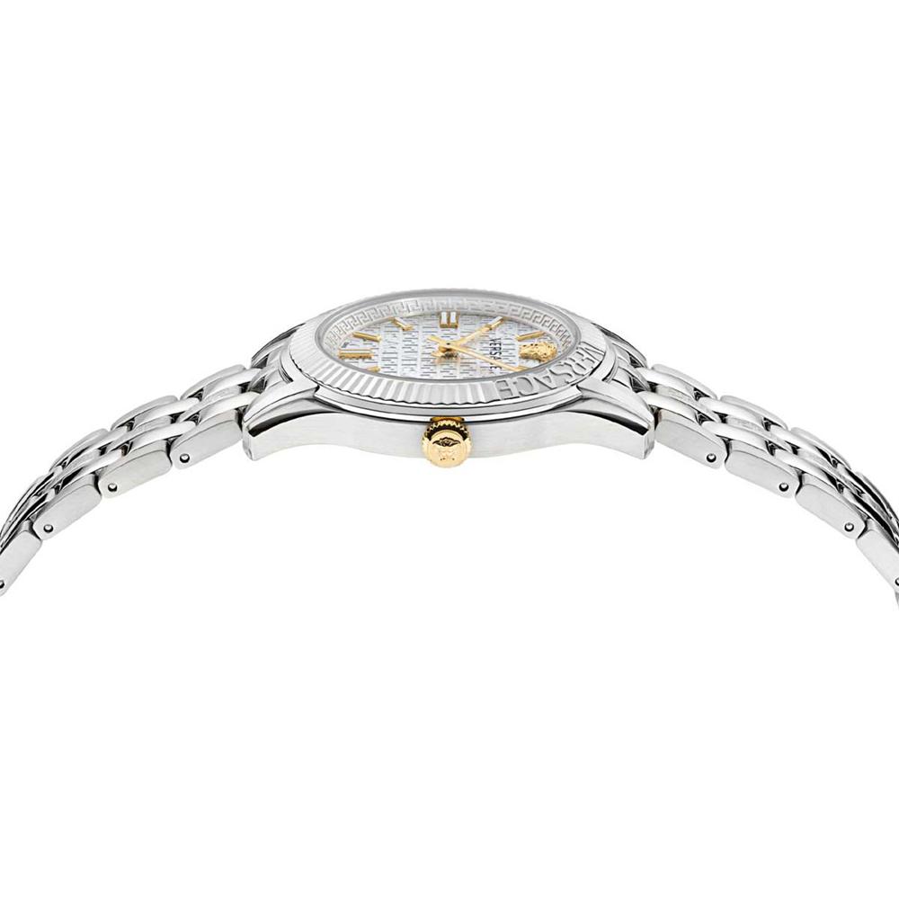 VERSACE Greca Time 35mm Silver Stainless Steel Bracelet VE6C00323