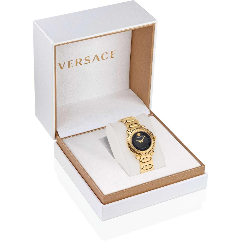 VERSACE Greca Twist 35mm Gold Stainless Steel Bracelet VE6I00523